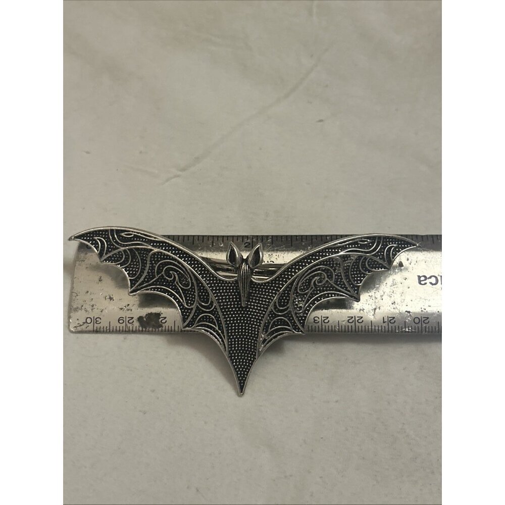 Bat Gothic Emo biker Metal Hair Clip For Women New Celtic Viking Bat Decor New